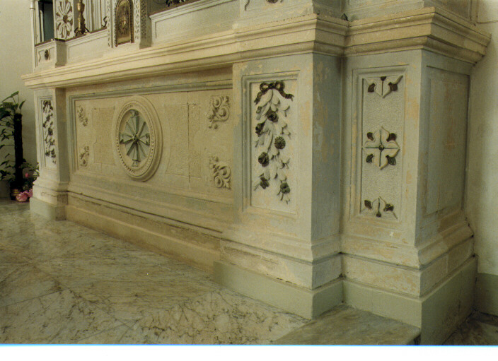 altare - ambito salentino (ultimo quarto sec. XIX)