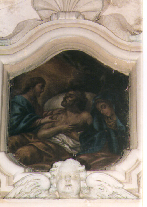 morte di San Giuseppe (dipinto) - ambito salentino (fine/inizio secc. XVIII/ XIX)