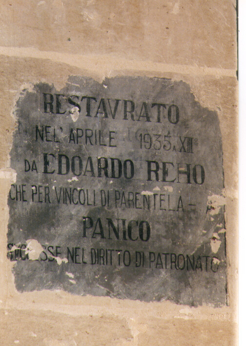 lapide - ambito salentino (sec. XX)