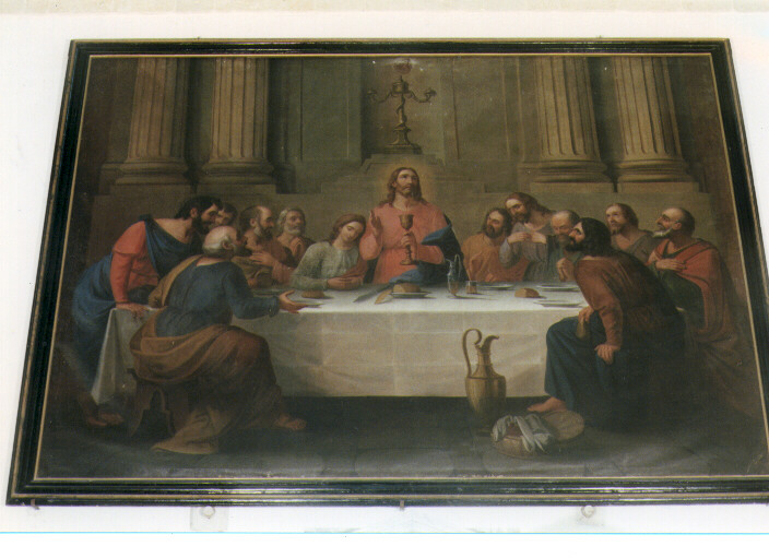 ultima cena (dipinto) di Buttazzo Giuseppe (metà sec. XIX)