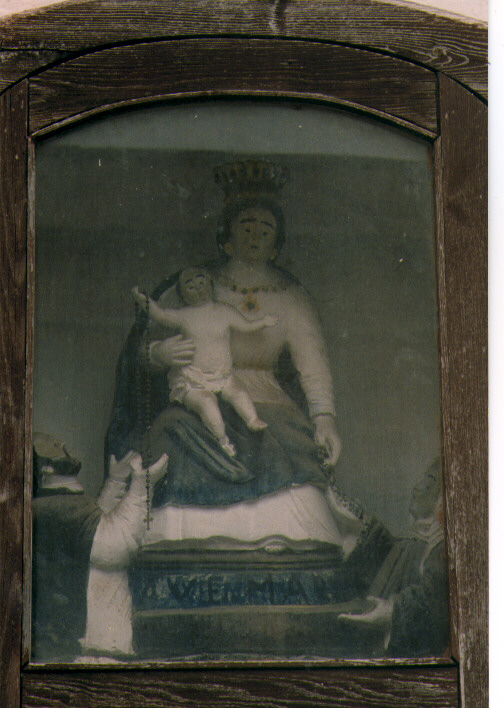 Madonna del Rosario con Santi domenicani e misteri del rosario (statuetta) - ambito salentino (seconda metà sec. XIX)
