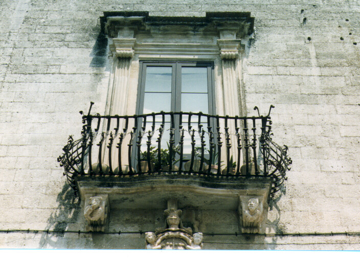 mostra di finestra - ambito salentino (seconda metà sec. XVIII)