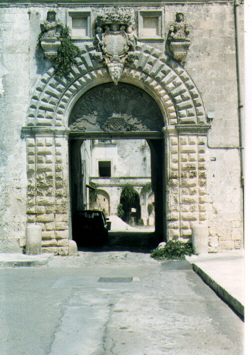 portale - ambito salentino (seconda metà sec. XVII)