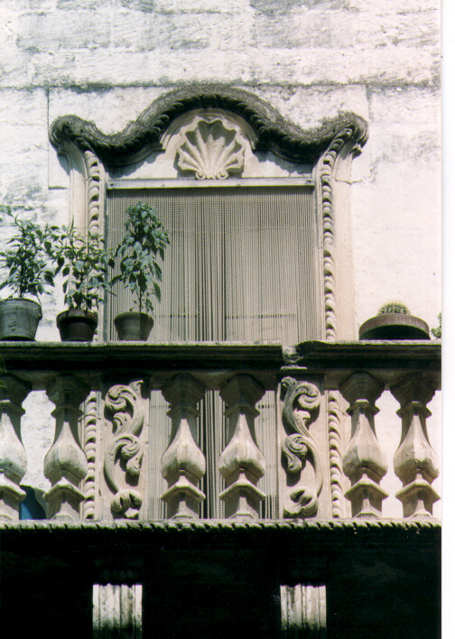 mostra di finestra - ambito salentino (inizio sec. XIX)