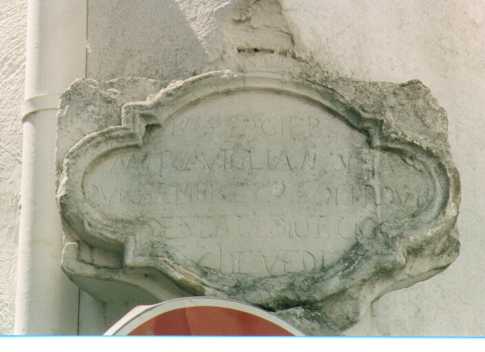 lapide - ambito salentino (primo quarto sec. XIX)