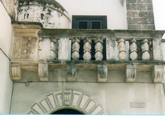 balaustrata - ambito salentino (primo quarto sec. XIX)