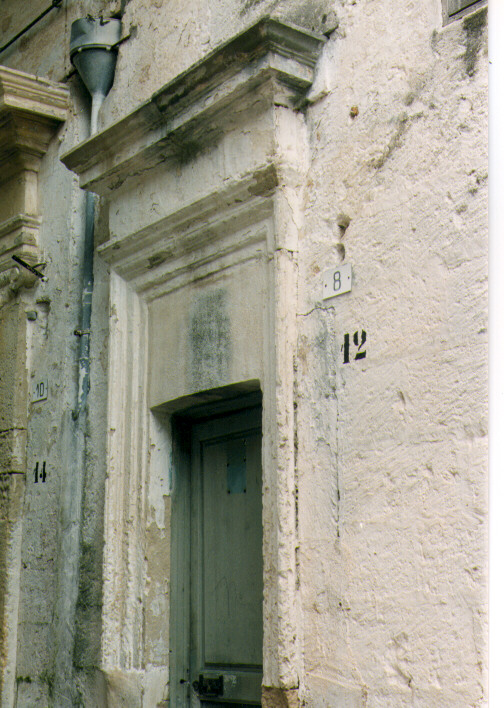 portale - ambito salentino (ultimo quarto sec. XVI)