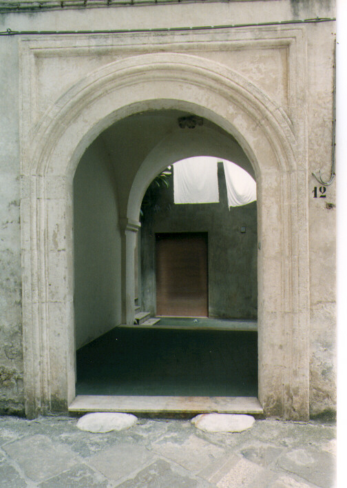 portale - ambito salentino (primo quarto sec. XVII)