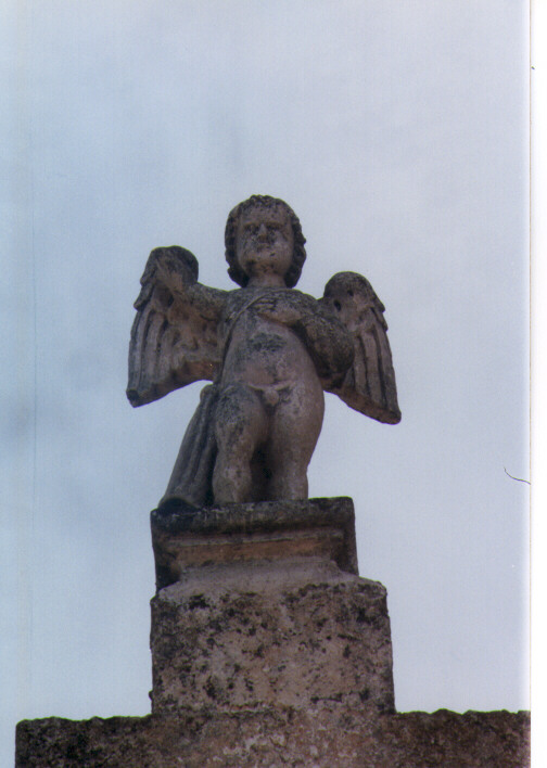 angelo (statua, serie) - ambito salentino (sec. XVIII)