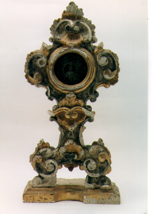 reliquiario - a ostensorio - ambito salentino (inizio sec. XIX)