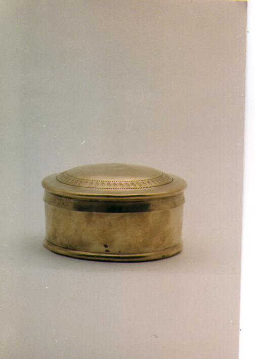 teca eucaristica - ambito Italia meridionale (sec. XIX)