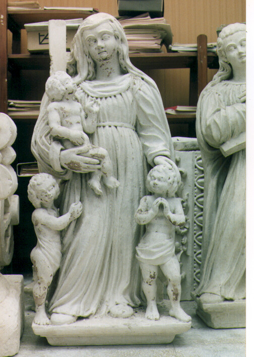 Carità (gruppo scultoreo) - ambito salentino (seconda metà sec. XVII)