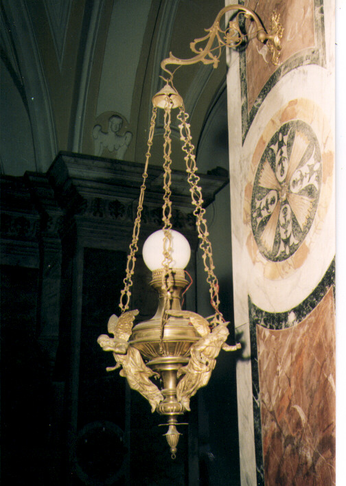 lampada pensile, serie - ambito salentino (secc. XIX/ XX)
