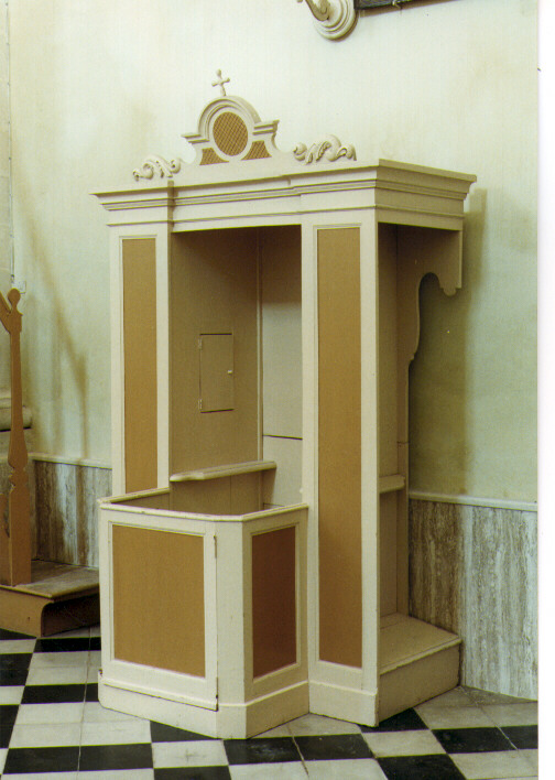 confessionale - ambito salentino (primo quarto sec. XX)