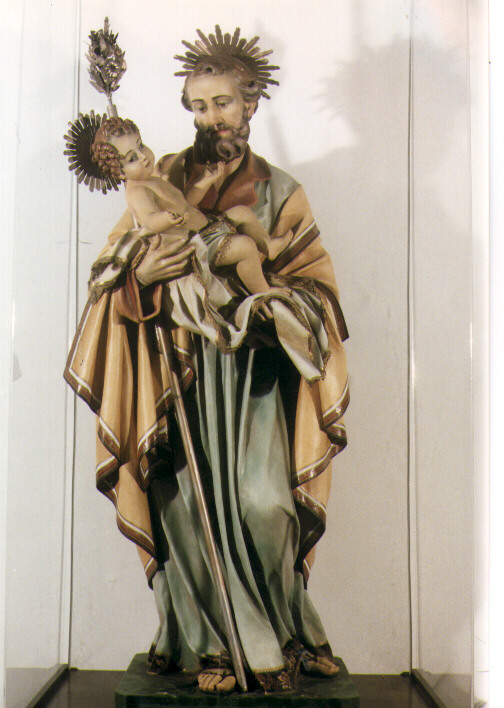 San Giuseppe e Gesù Bambino (statua) - ambito salentino (fine/inizio secc. XIX/ XX)