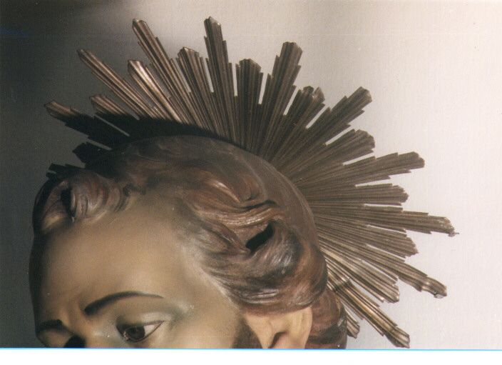 aureola di statua - ambito Italia meridionale (fine/inizio secc. XIX/ XX)