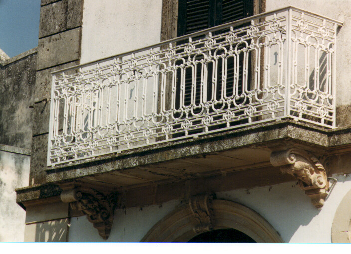 balcone, serie - ambito salentino (seconda metà sec. XIX)