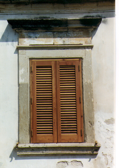 mostra di finestra, serie - ambito salentino (sec. XIX)