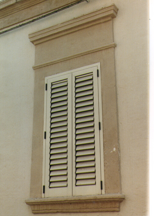 mostra di finestra - ambito salentino (seconda metà sec. XVIII)