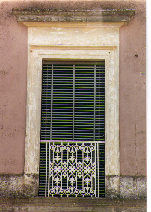 mostra di portafinestra, serie - ambito salentino (ultimo quarto sec. XIX)