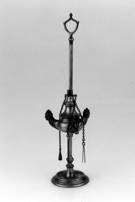 lucerna - manifattura italiana (ultimo quarto sec. XIX)