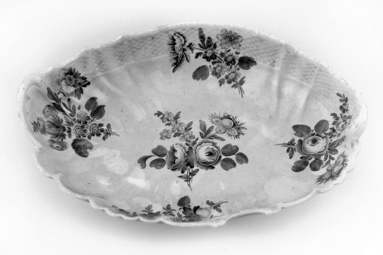 vassoio - manifattura italiana (seconda metà sec. XVIII)