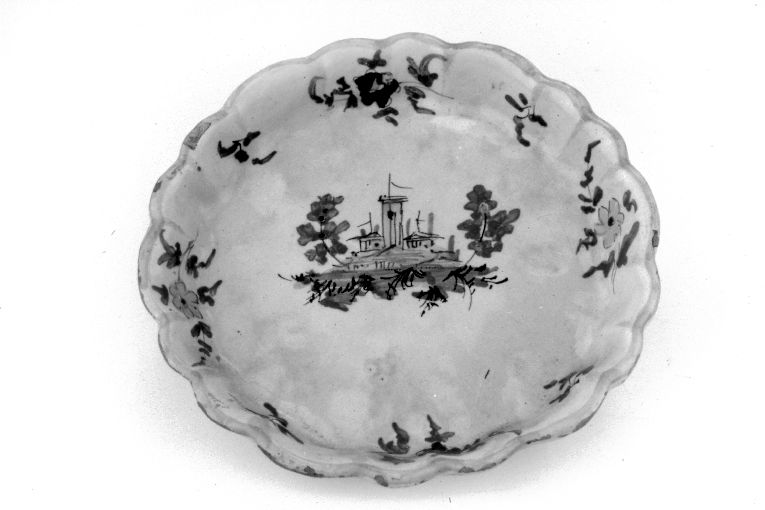 piattino - manifattura Italia settentrionale (sec. XVIII)