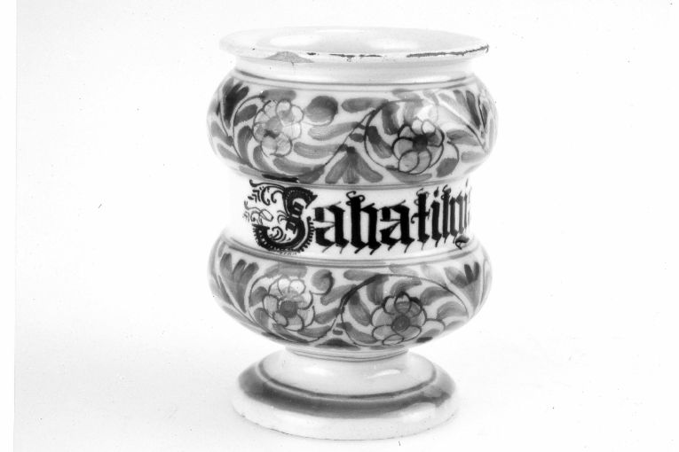 vasetto - manifattura savonese (sec. XVII)