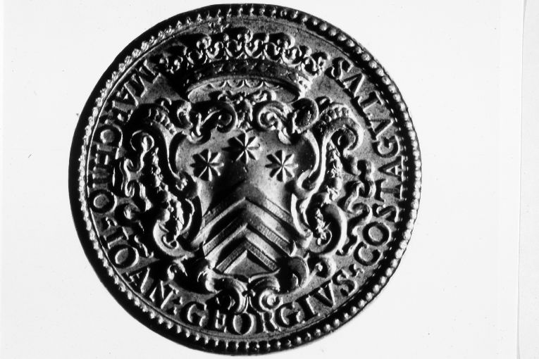 stemma gentilizio Costaguto (medaglia) - ambito italiano (ultimo quarto sec. XVIII)