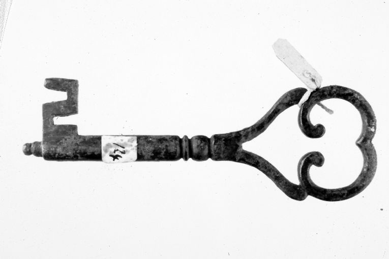 chiave - manifattura italiana (secc. XVI/ XVII)