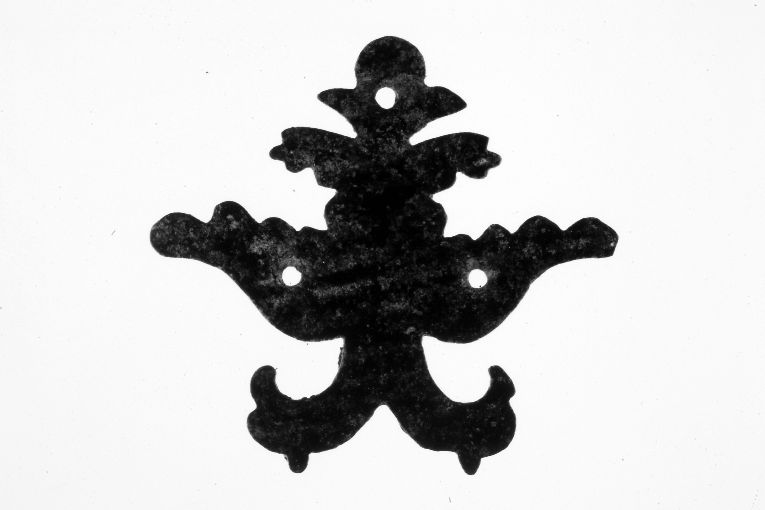 piastra di serratura - manifattura toscana (sec. XIV)