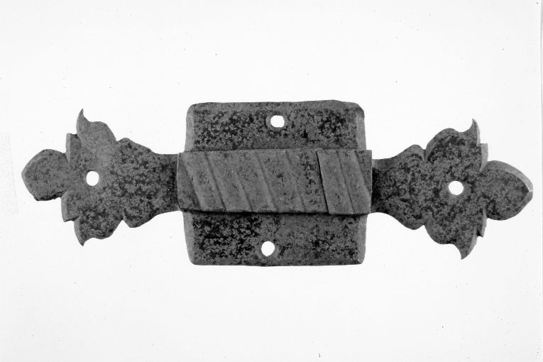 piastra di serratura - manifattura toscana (sec. XIV)