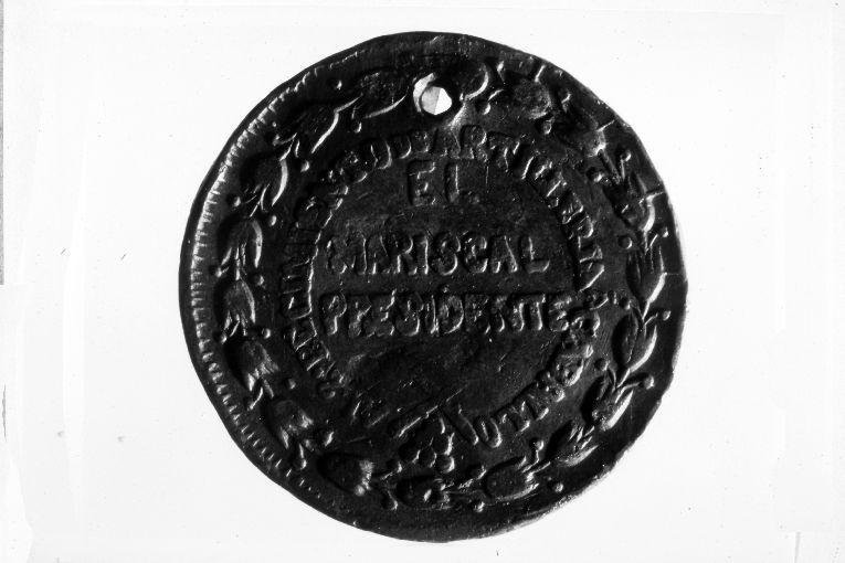 corone floreali (medaglia) - ambito America meridionale (sec. XIX)