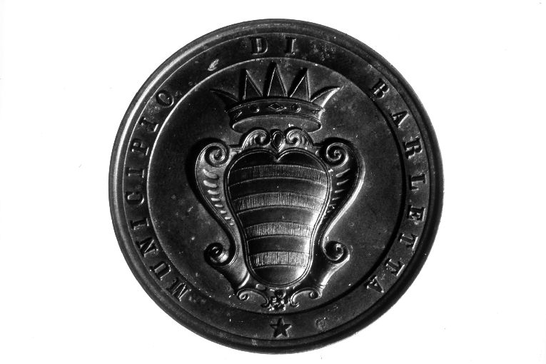 Arme civica di Barletta (medaglia celebrativa) - ambito italiano (sec. XIX)