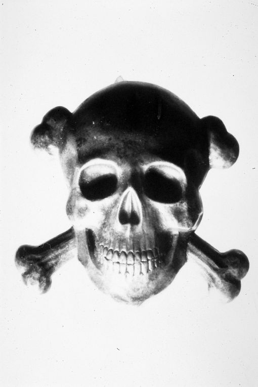 teschio (distintivo) - ambito italiano (sec. XX)