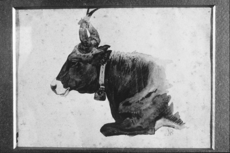 bue (dipinto) di Palizzi Nicola (sec. XIX)