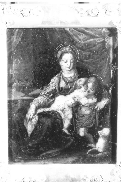 Madonna con Bambino e San Giovannino (dipinto) - ambito emiliano (seconda metà sec. XVI)