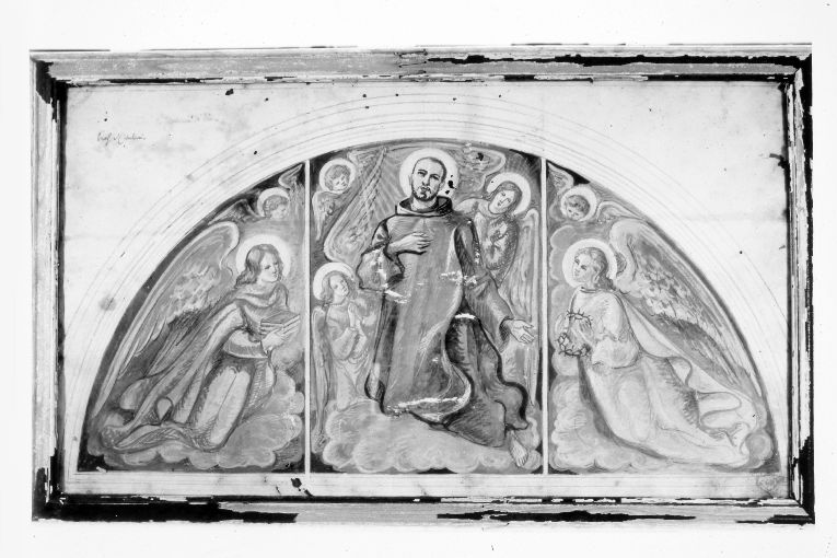 San Giovanni di Dio in gloria (dipinto) di Michelini (secc. XIX/ XX)