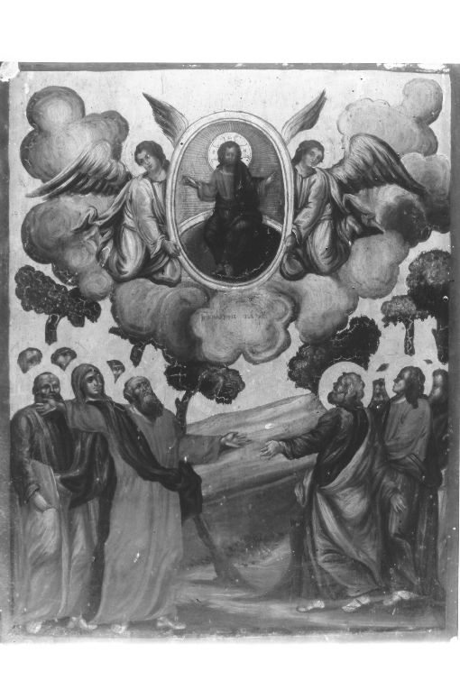 ascensione di Cristo (dipinto) di Bogdano Demetrio (secc. XVIII/ XIX)