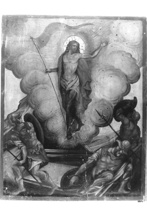 resurrezione di Cristo (dipinto) di Bogdano Demetrio (secc. XVIII/ XIX)