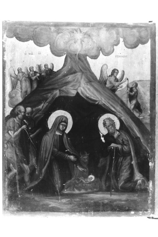natività di Gesù (dipinto) di Bogdano Demetrio (secc. XVIII/ XIX)