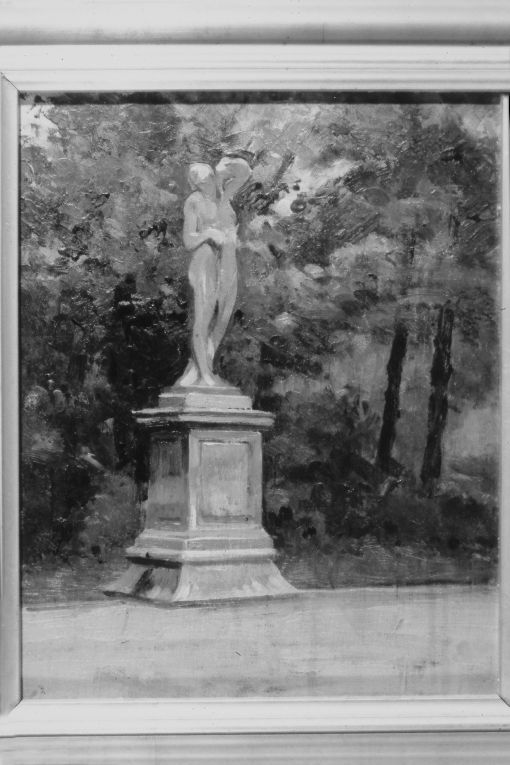 giardino (dipinto) di Girondi Raffaele (secc. XIX/ XX)