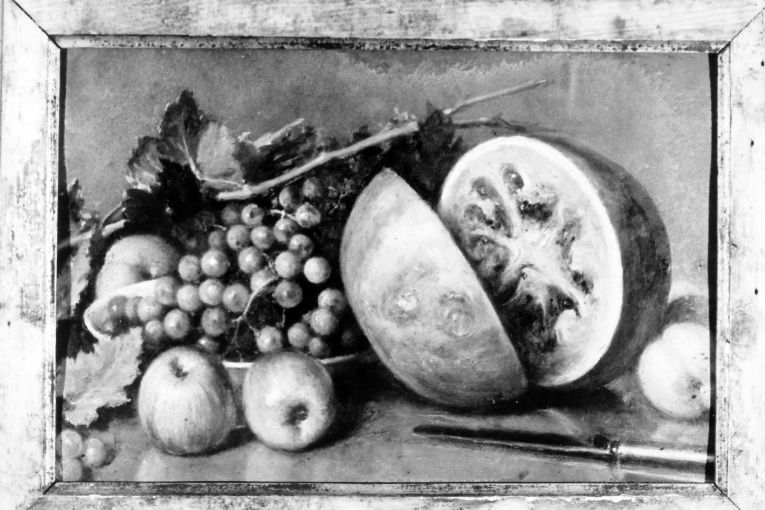 natura morta con frutta (dipinto) di De Stefano Vincenzo (secc. XIX/ XX)