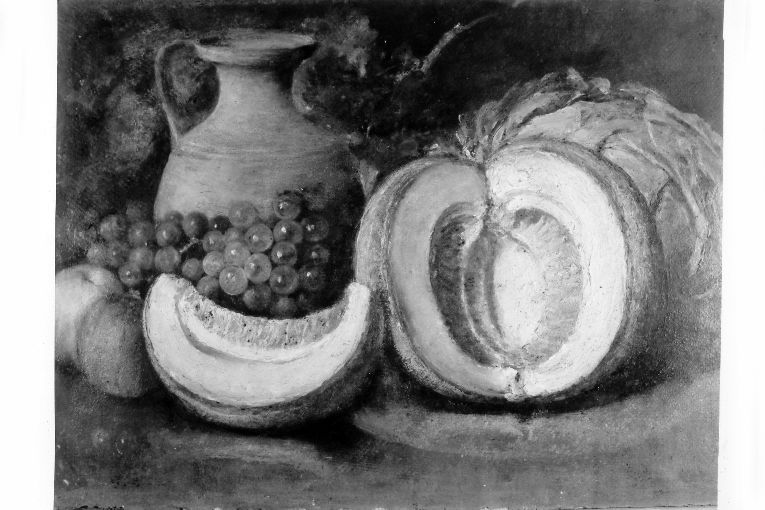 natura morta con frutta (dipinto) di De Stefano Vincenzo (secc. XIX/ XX)