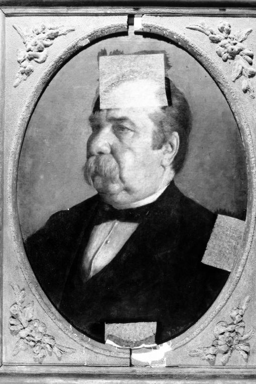 ritratto d'uomo (dipinto) di De Stefano Vincenzo (secc. XIX/ XX)