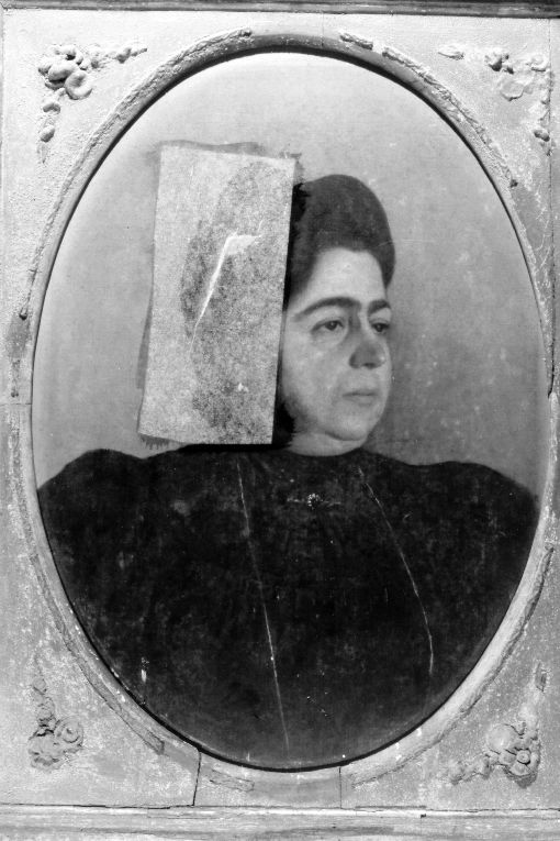 ritratto di donna (dipinto) di De Stefano Vincenzo (secc. XIX/ XX)