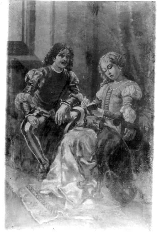 Paolo e Francesca (dipinto) - ambito Italia meridionale (sec. XIX)