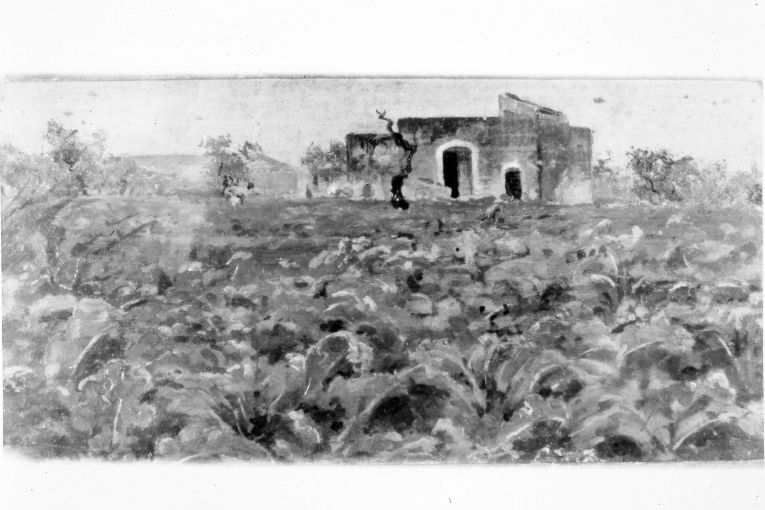 paesaggio rurale (dipinto) di De Stefano Vincenzo (secc. XIX/ XX)