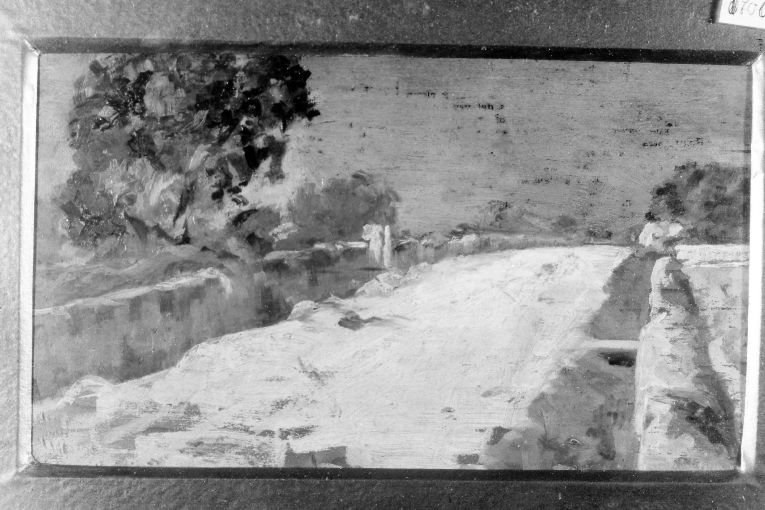 paesaggio rurale (dipinto) di De Stefano Vincenzo (secc. XIX/ XX)