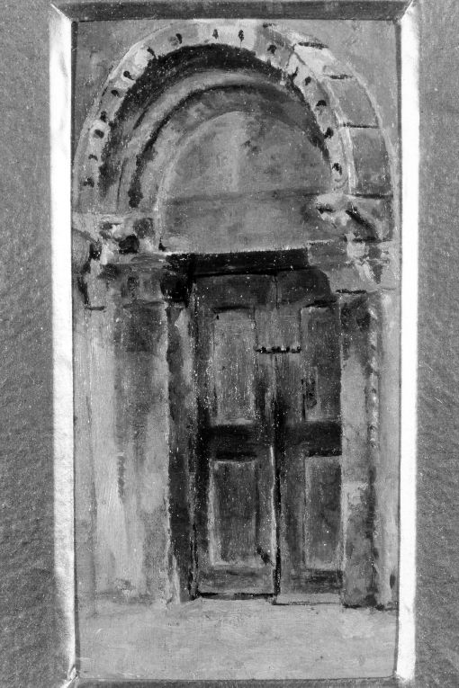 architettura (dipinto) di De Stefano Vincenzo (secc. XIX/ XX)